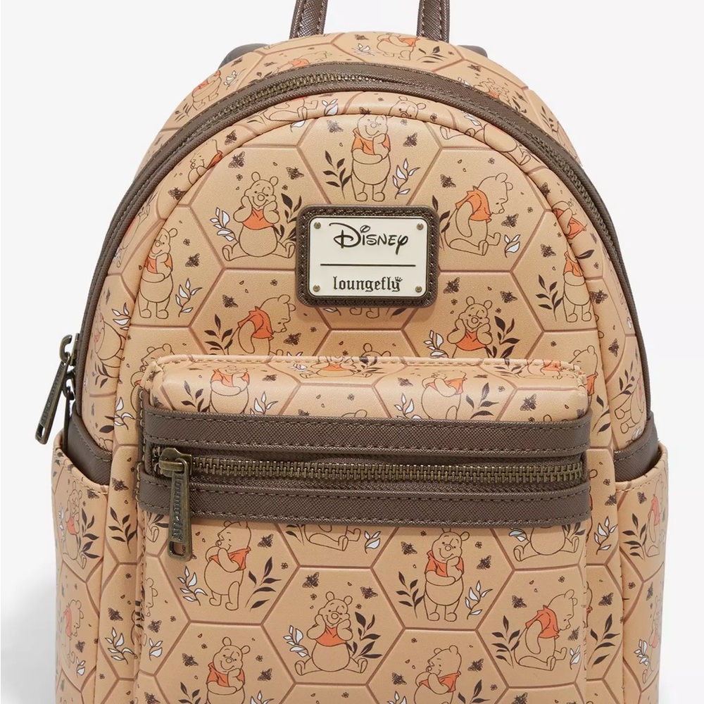Loungefly Disney Winnie the Pooh Honeycomb Portraits Mini Backpack